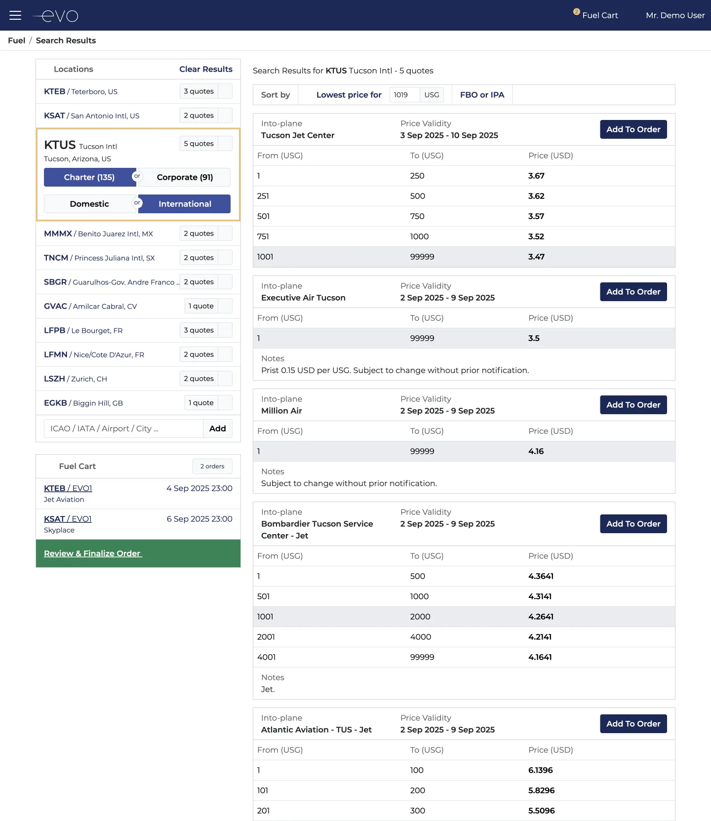 Fuel Web - Find the Best Jet Fuel Prices - Fast